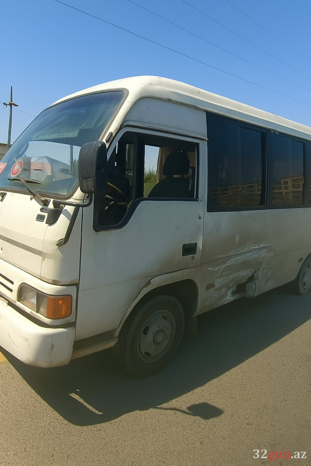 Goranboyda iki avtomobil toqquşdu